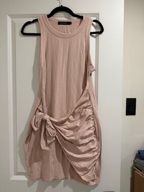 Pink Blush Tie-Side Tank Dress